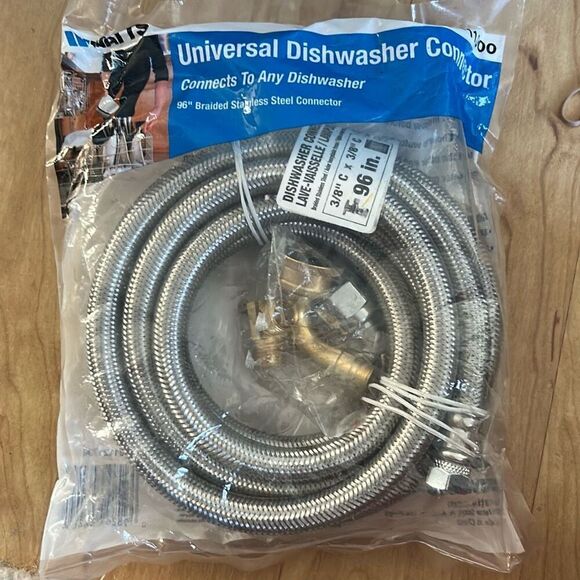 Watts Universal Dishwasher Connector Install Kit 3/8’’C to 3/8’’C 96in 11000 - Picture 1 of 2